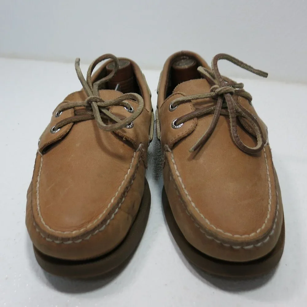 Sperry Top-Sider Nubuck Leather Boat Deck Shoes Men's Footwear Shoe's 7.5 W